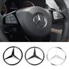 Car Sticker For Mercedes Benz 52/58mm ABS Car Steering Wheel Logo Badge Emblem Styling Accessories for Mercedes Benz AMG W212 W2