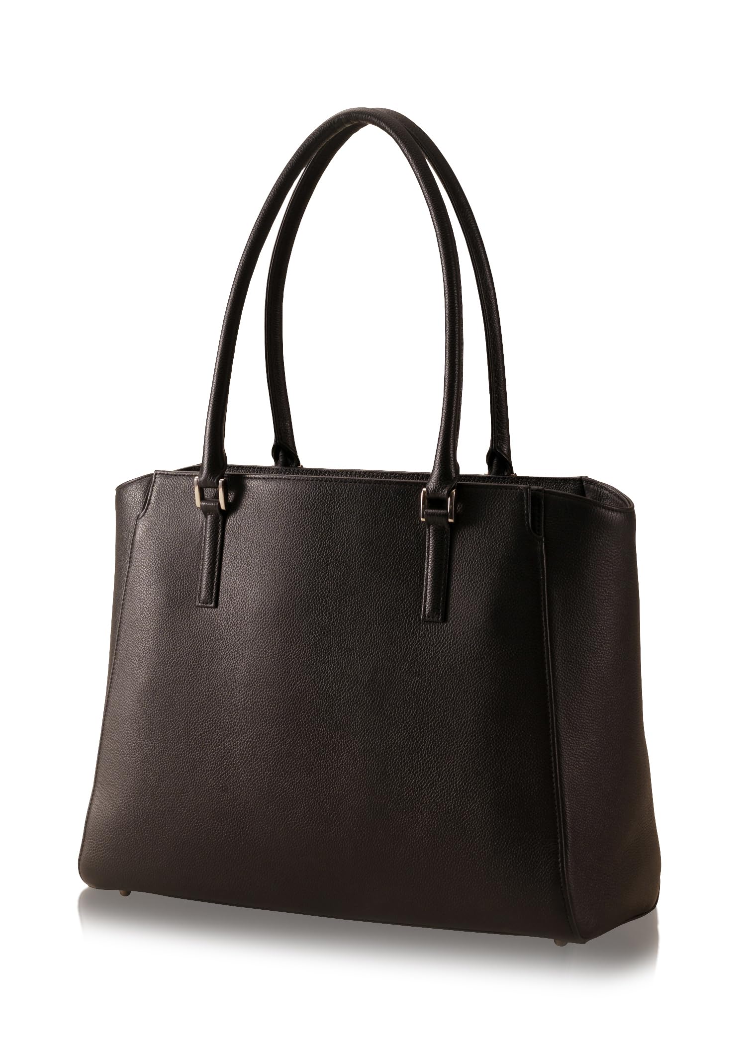 

Leather Business Bag original leather Genuine cowhide Unisex Large capacity PC compatible W zipper [Business Factory] (Trappizoid) Water-repellent