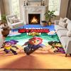 Brawl Stars Carpet Door Mat for Living Room or Bedroom Protective Mat Under Chair Office Decoration Christmas Gift Birthday Present