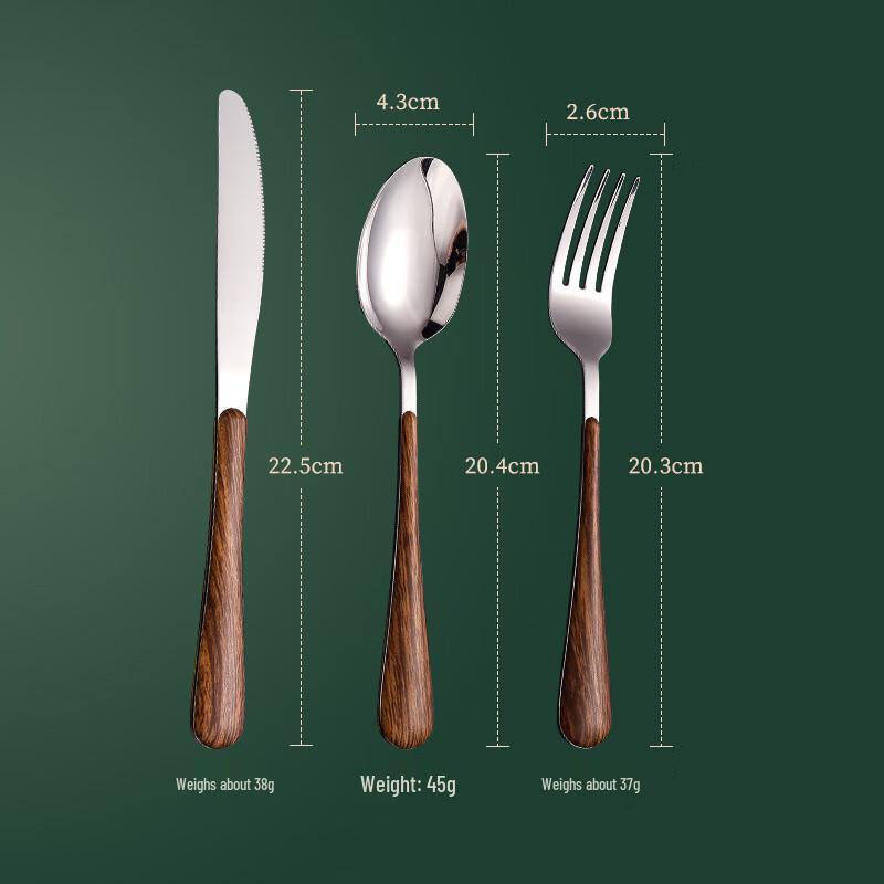 ZISIZ Stainless Steel Cutlery Set