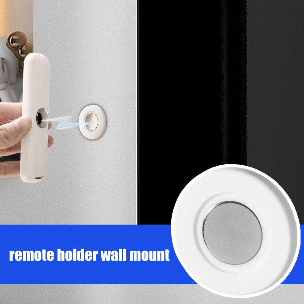 Remote Control Magnetic Stickers Magnetic Hook Magnetic Remote Holder Magnetic Storage Shelf for Bedroom Living Room Kitchen Bed