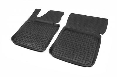Rubber Mats with a Board (2 Pcs, Polytep) for Volkswagen Caddy 2004-2010