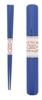 Ishida Japanese Chopsticks and Chopstick Holder Pop Mart Combi 18cm Set, Blue,