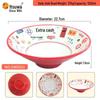 Wuhe A5 Melamine 'Daily Income' Conical Noodle Bowl
