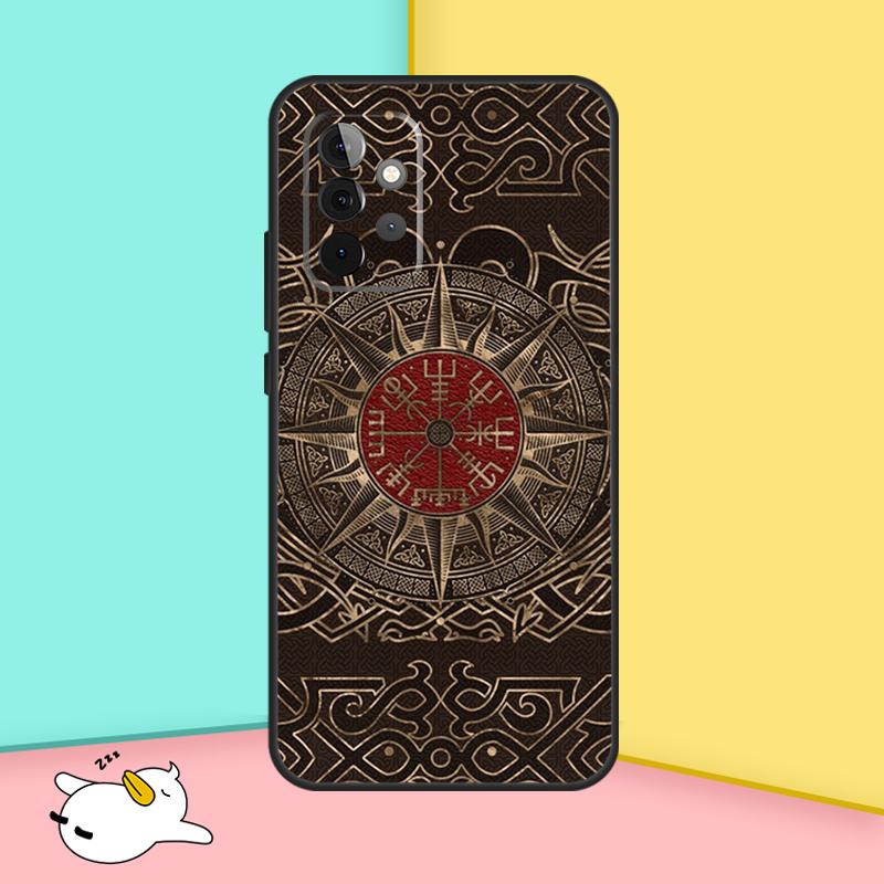 Compass Phone Case For Samsung Galaxy A15 A25 A35 A55 A53 A33 A13 A52 A32 A12 A51 A71 A14 A34 A54
