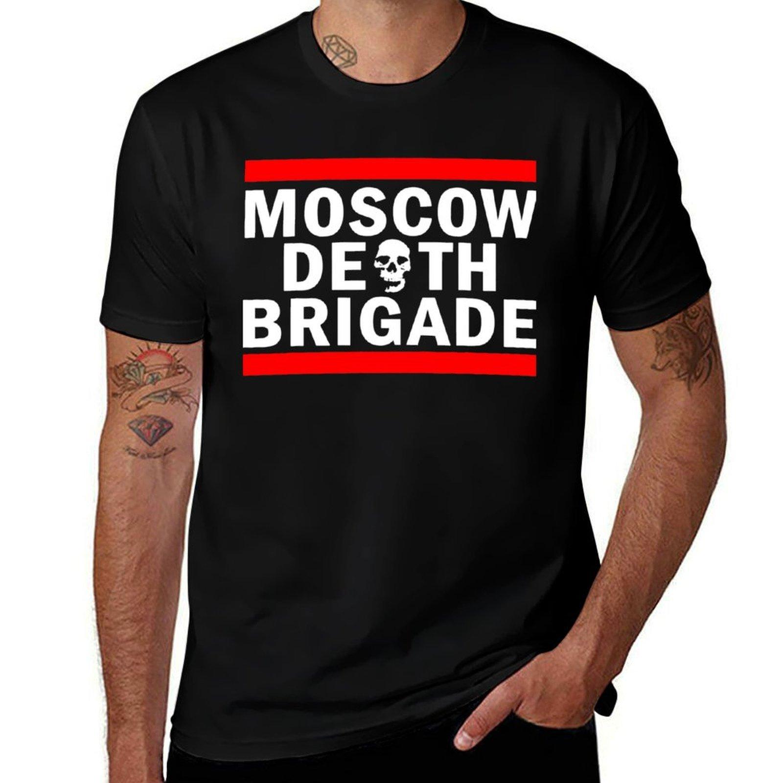 moscow-death-brigade Футболка мужская футболка хлопок 100% мужская футболка летняя Футболка XL