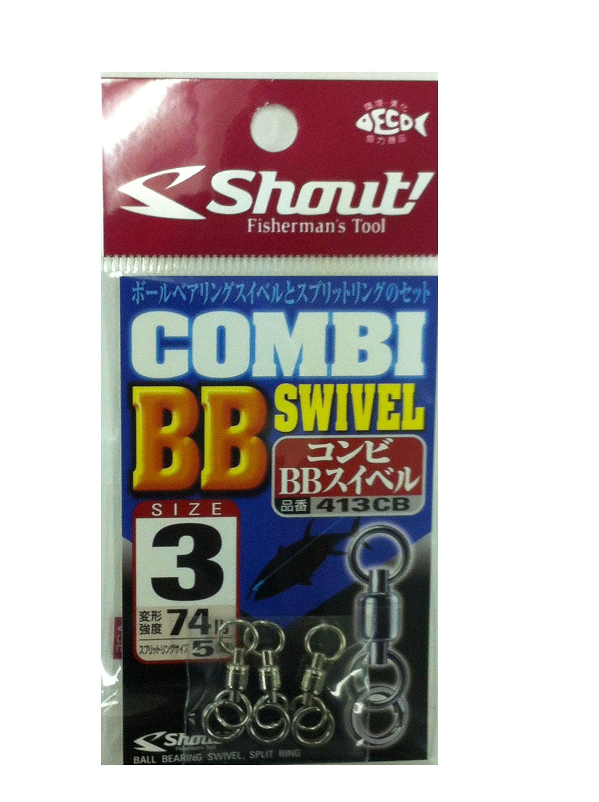 Shout! (Shout!) 413CB Combi BB Swivel #3 Pack of 1