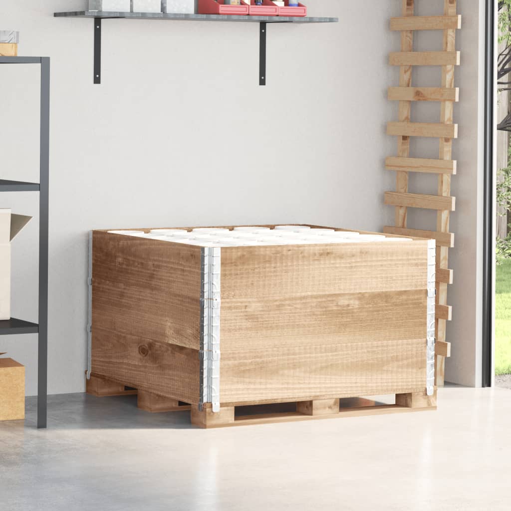 Pallet Top Frame Set 3 Pcs 100x100 Cm Solid Pine Wood