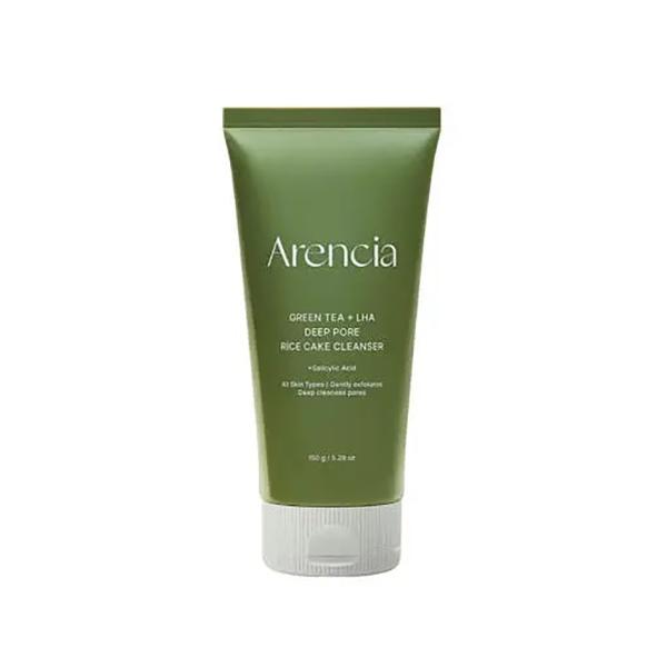 Arencia Green Tea LHA Deep Pore Mochi Soap Cleanser Set (150 g + Cleansing Balm 3 g × 6)
