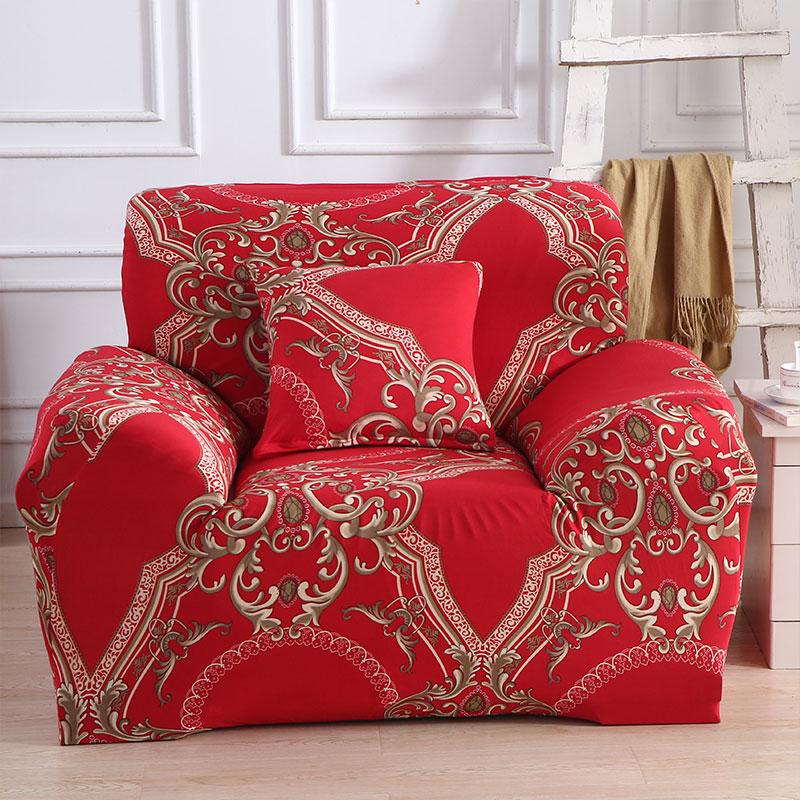 Armchair Cover Elastic Sofa Cover Cotton Stretch Sofa Covers for Living Room Copridivano Slipcover for Single Sofa Couch Cover