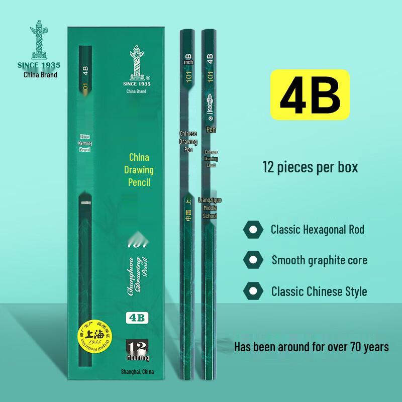Chunghwa Sketch & Drawing Pencils, 12-Pack