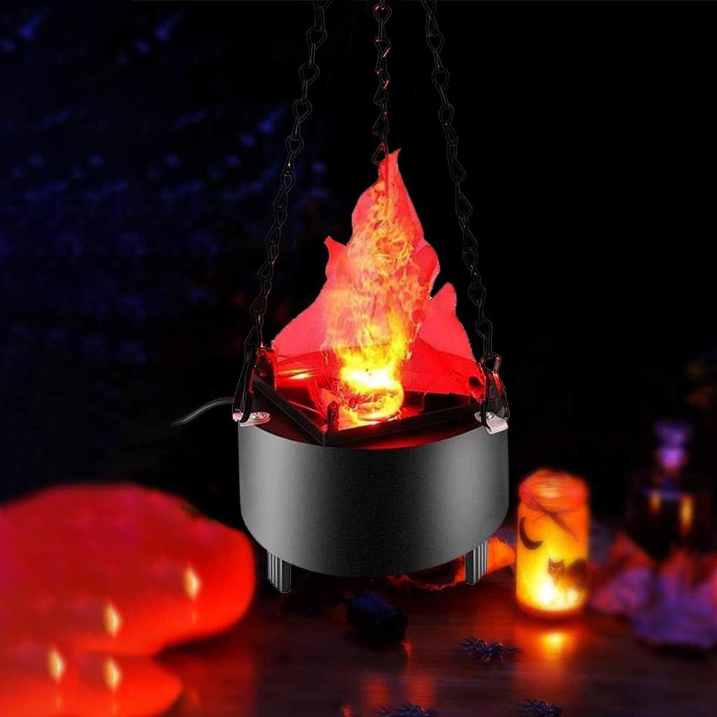 LED Artificial Flame Light, Hanging 3D Fake Fire Light, Simulated Flame Effect Light