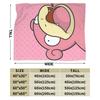 Slowpoke Cartoon Flannel Blanket  Super Warm Throw Blanket for Couch Bed Airplane Travel Fashion Bedspread Sofa Bed Cover