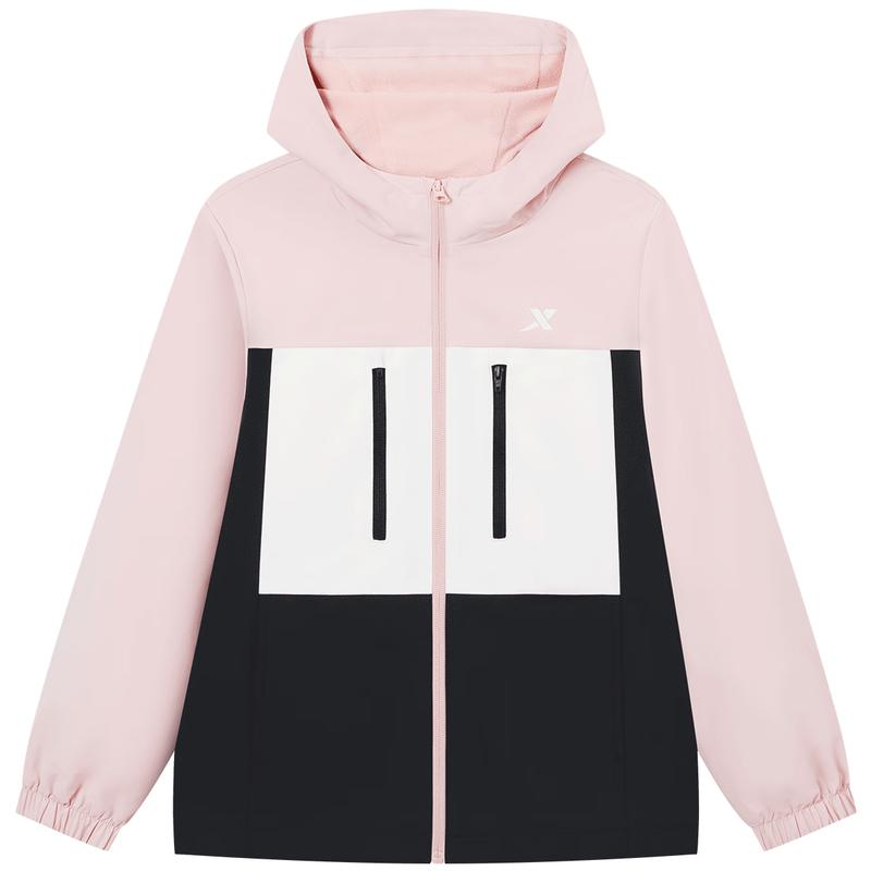 Xtep Kids Full Protection Multi-Functional Hooded Softshell Windbreaker 165