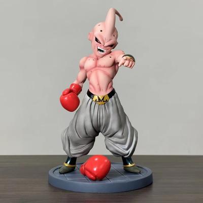 19cm Anime Dragon Ball Figure Boxing Buu Action Collection Model Toys Gifts Z PVC Round Sensory Durable Bouncy Elastic Compression