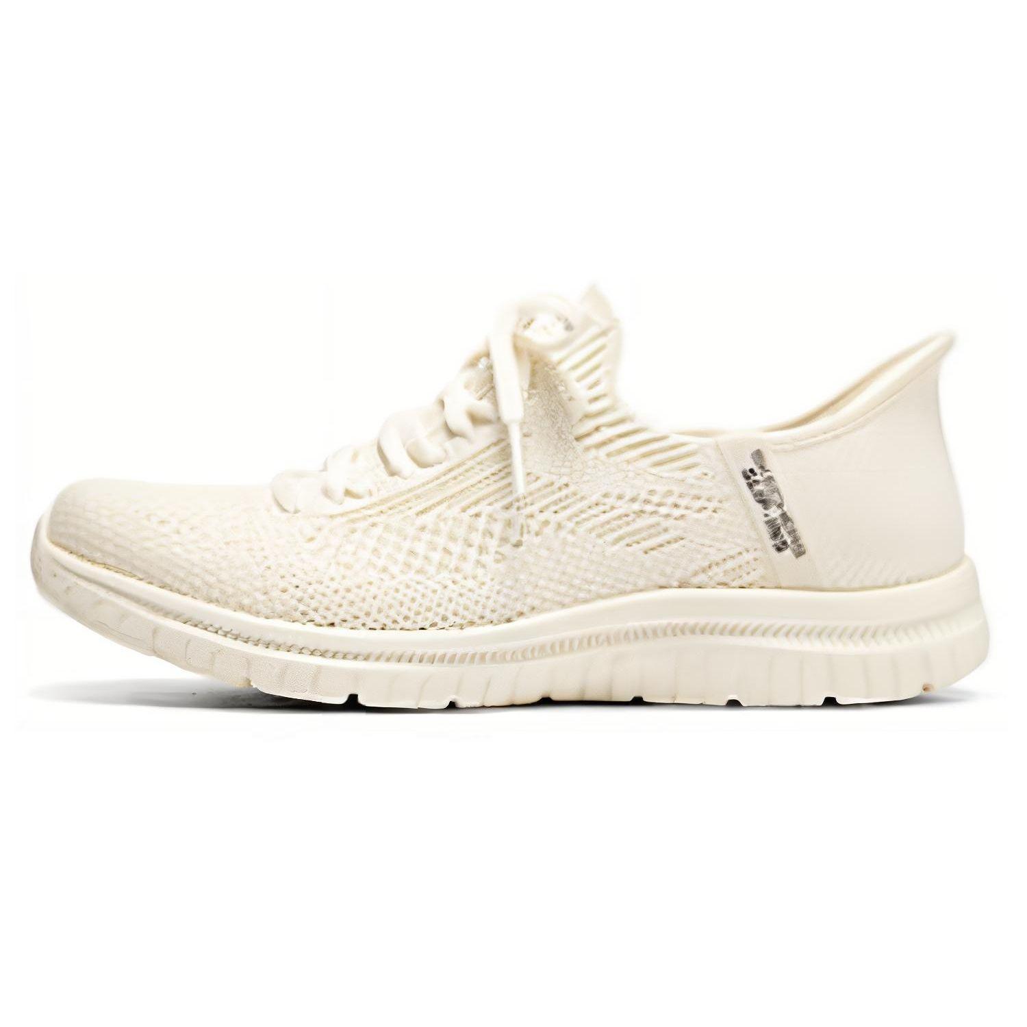 Skechers Slip-Ins Comfort Versatile Low-Top Casual Shoes Women sneaker White 104421-NTBK 35