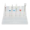 7Pcs Nail Drill Bits Accurate Clear Operation Professional Nail Grinder Bits for Cleaning Shaping Cutting
