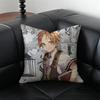 Anime MMushoku Tensei Cushion Cover Pillow Case Antidustmite Invisible zipper silky plush cushion