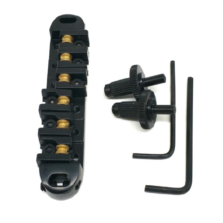Guitar Tune O-Matic Roller Saddle Bridge with Wrench Set Replacement Parts