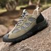 Outdoor Men Hiking Shoes Cushioning Non-slip Sport Shoes Fashion Walking Sneakers Lightweight Breathable Climbing Trekking Shoes