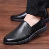 Chef leather shoes men's non-slip shoes waterproof and oil-proof hotel special shoes all black leather shoes men's