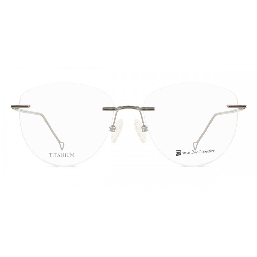 

Rimless Oval Grey SmaRtbuy Collection Daria Rt 0036 C3 Fashion Unisex Eyeglasses /53-17-142