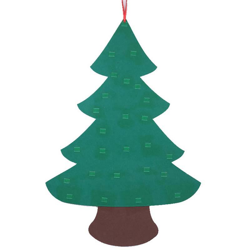 Children's DIY Felt 3D Christmas Tree with Handmade Ornaments