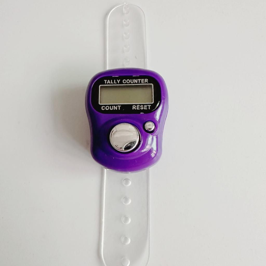 Digital Finger Ring Tally Counter Handheld Knitting Row Counter Clicker Mini Point Marker Counter LCD
