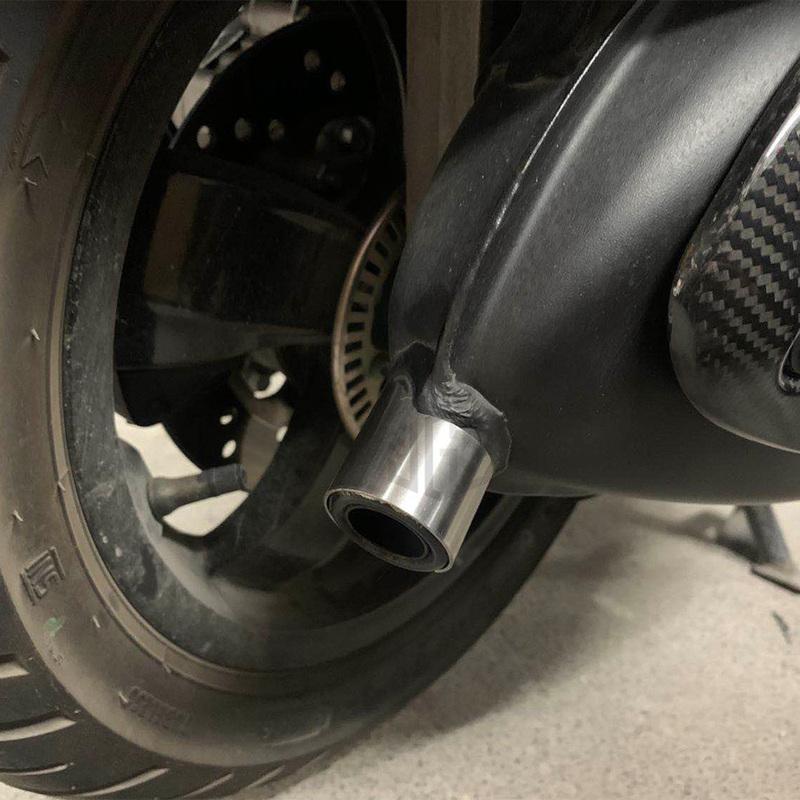 

Motorcycle Stainless Steel Rear Exhaust Pipe Tail Link Pipe Mount Tube For VESPA GTS 250 300 2013 - 2018 2019 2020 Accessories