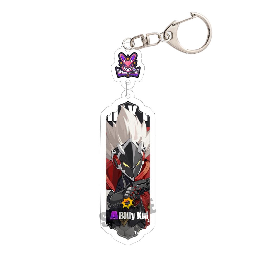 Game Zenless Zone Zero Acrylic Keychain Aria Cissia Nangong Yu Backpack Keyring Pendant Belle Nicole Demara Decorative Ornament