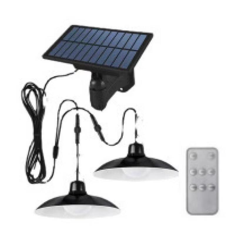 Nu Feng Dual-Head Split Solar Outdoor Courtyard Light