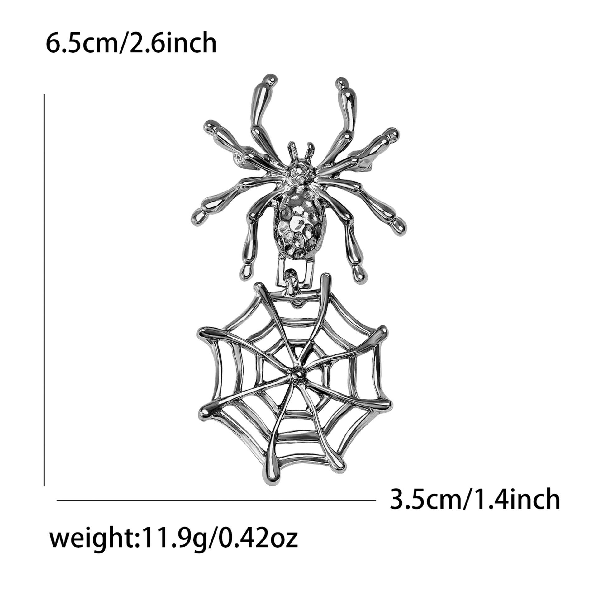 

Модный тренд сплав паутина брошь Хэллоуин атмосфера костюм брошь украшение булавка