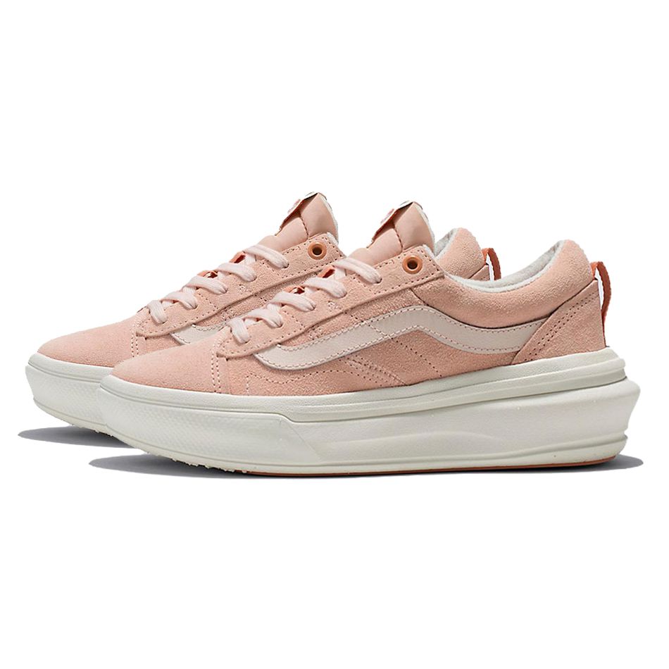 Vans Old Skool Overt CC Plus Low Top Skate Shoes Unisex Sneakers Orange White VN0005WJ448