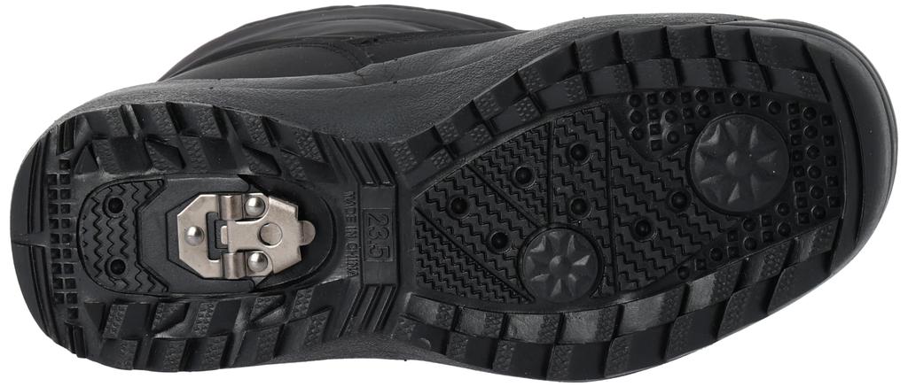 Jerry Lightweight Snow Boots with Spiked and Size 3E Boots, Waterproof, Water-Repellent, Non-Slip, Black, 23.0 Cm, (Product Code 72722061)
