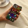Ae119 Merry Christmas Santa art design Electroplated TPU Phone Cases for iPhone 16 15 13 11 Pro Max 14 XR Infinix Smart 8 Four Corner Protection Cover