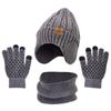 Hat Knitted Hat Trendy Brand Wool Hat Men's Fleece Warm Winter Men's Winter Cold Hat Korean Autumn and Winter Batch