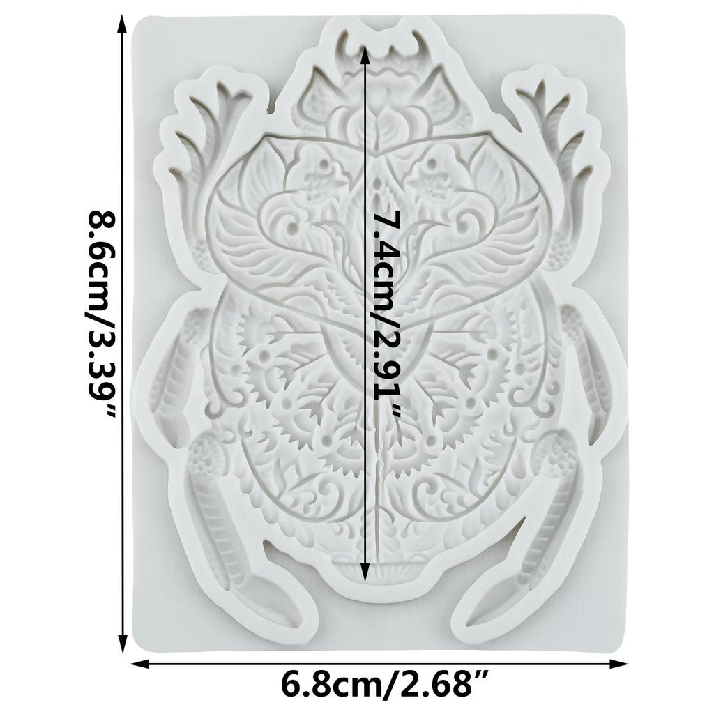 Beetle Silicone Mold Beetle Fondant Molds Cake Decorating Tools Cupcake Topper Candy Resin Clay Chocolate Gumpaste Mold