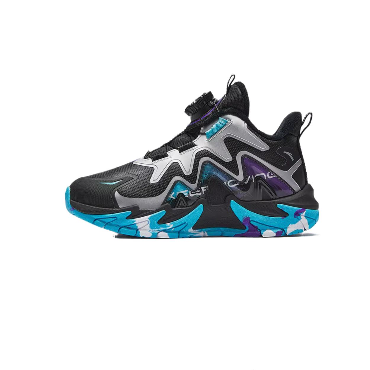 

Anta Comfortable Fashionable Versatile Personality Non-Slip Wear-Resistant Kids Cotton Shoes Kids Shoes Black 312449978N-1 29