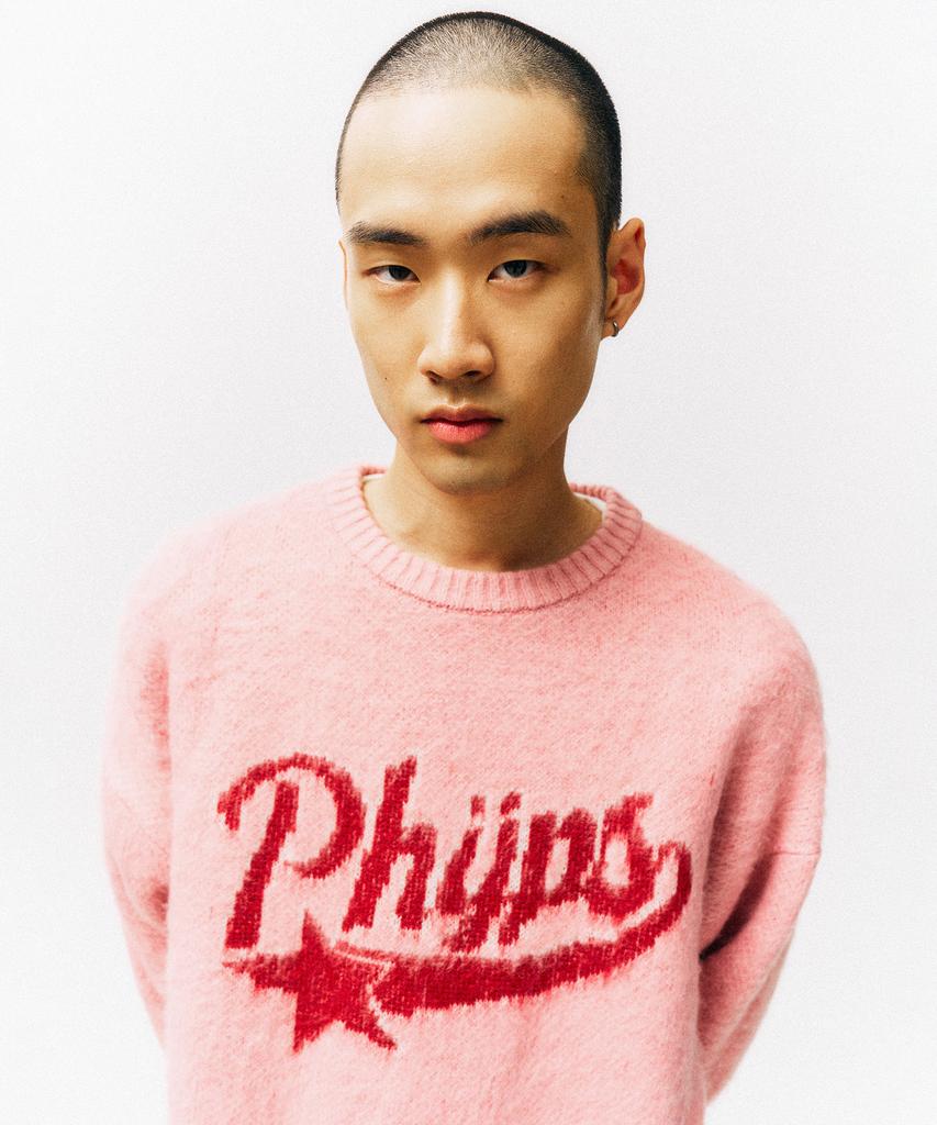 PHYSICAL DEPARTMENT Startail Brush Knit_Vintage Pink
