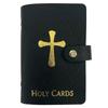 40 Slots Prayer Card Holder PU Leather Mini Saints Cards Wallet Unisex Card Collection Case  Travel