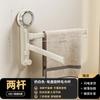 Multiple Rods Rotating Towel Rack Suction Cup No Drilling Wall Mounting Bathroom Toilet Towel Hanging Rack Storage Stand