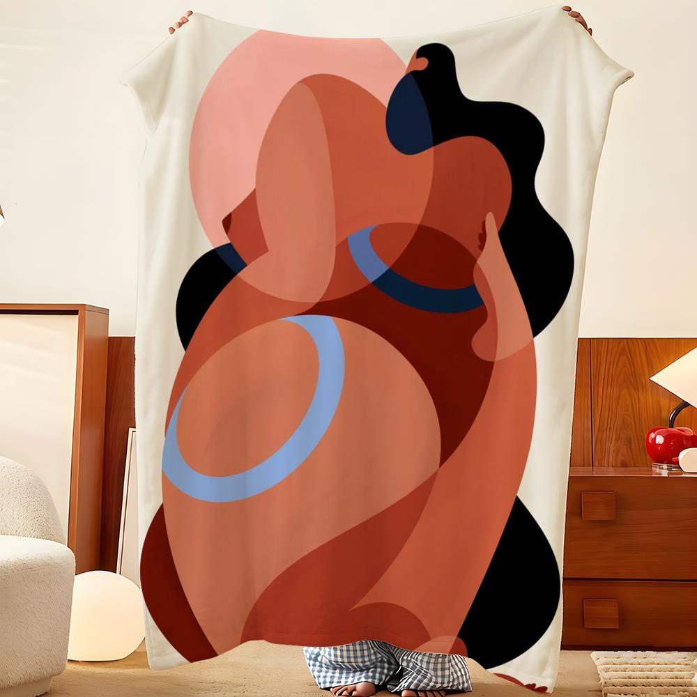 Artist S-Soren S-Selleslagh Throw Flannel Throw Blanket, Lightweight Cozy, Durable Washable Cute Cool