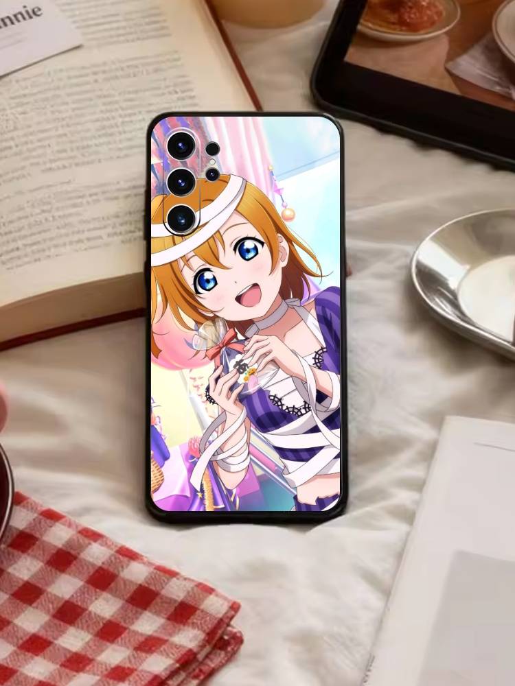 Love Live-Kousaka Honoka Phone Case For Samsung S26,S25,S24,S23,S22,S30,S21,Ultra,Plus,FE 5G Black Soft Cover