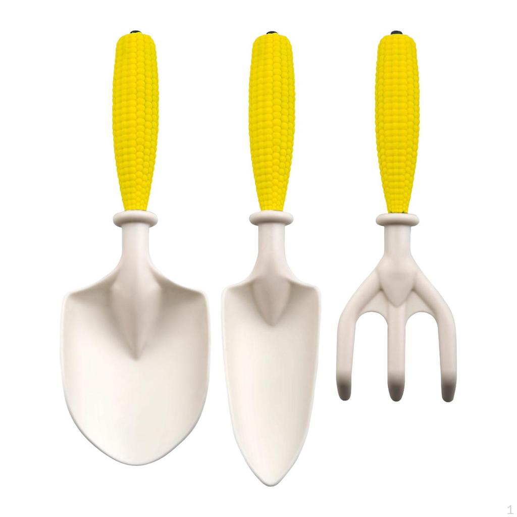 3-teiliges Gartenwerkzeug-Set für Kinder, Strandspielzeug, kompakt, Geschenk für Jungen und Mädchen, Garten-Handwerkzeug