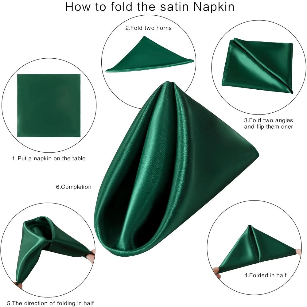 12 STÜCKE 30x30 cm Hochzeit Rot Satin Serviette Großhandel Weiche Tischservietten für Weihnachten Neujahr Dekoration Party Abendessen Tischdekor