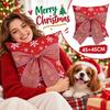 Breathable Bow Print Pillow Cover Stain Resistant Throw Cushion Cover Seat Cushion Cover Christmas