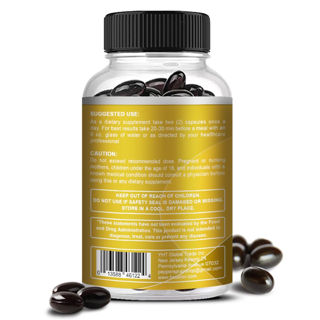 Bcuelov Vitamin D3 + K2 Supplement, Plant-Based, 5,000 IU D3, Calcium 1,500mg, 120 Caps