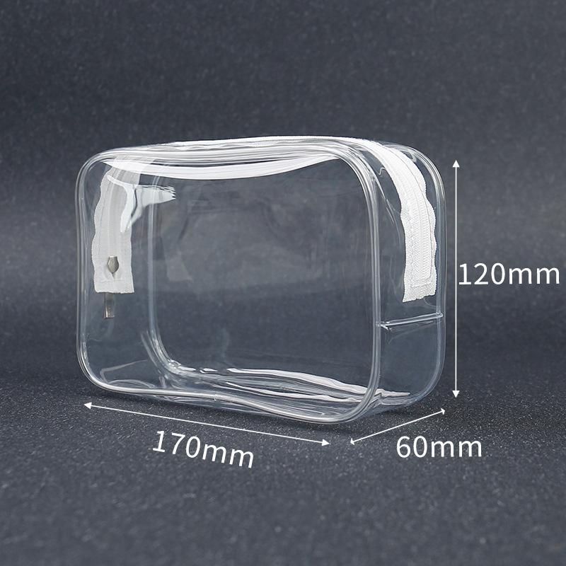 1Pc Women Travel Clear Makeup Bag Organizer Transparent Pvc Cosmetic Bags Beauty Toiletry Make Up Pouch Wash Storage Bags Pouch