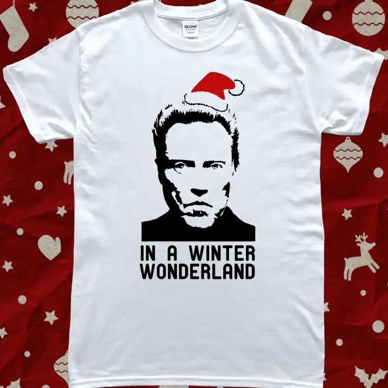 Ffunny Christmas Christopher Walken Winter Wonderland T-Shirt S разноцветный
