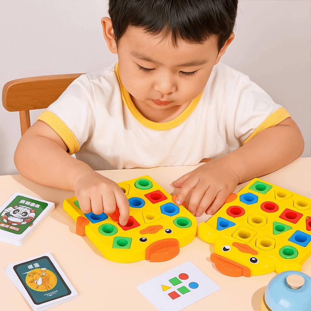Puzzle Board Shape Matching Board Game Pattern Cognitive Color Recognition Toys  Thinking Training